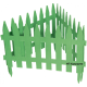 Забор декоративный Рейка, 28 x 300 см, зеленый Россия Palisad