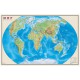 Карта Мир физическая DMB, 1:25млн., 1220х790мм