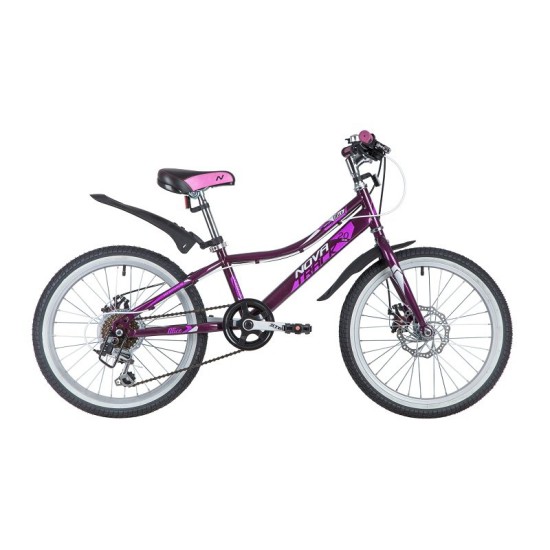 Велосипед детский Novatrack Alice 20'', пурпурный (20SH6D.ALICE.PR21)