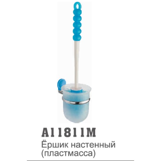 11811M Accoona Ершик настенный Пластик Синий