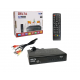 Ресивер эфирный HD (DVB-T2) DELTA мет/диспл/кнопки/шнур 3RCA