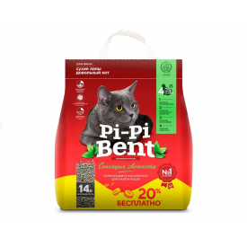  Наполнитель для кошачьего туалетаPi-Pi-Bent, 14л
