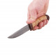 Нож "Пустельга"(нержавеющая дамасская сталь береста/текстолит)