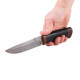 Нож "Таёжный"(нержавеющая дамасская сталь, кожа/текстолит)