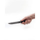 Нож "Финка Вачинская"(нержавеющая дамасская сталь, кожа/текстолит)