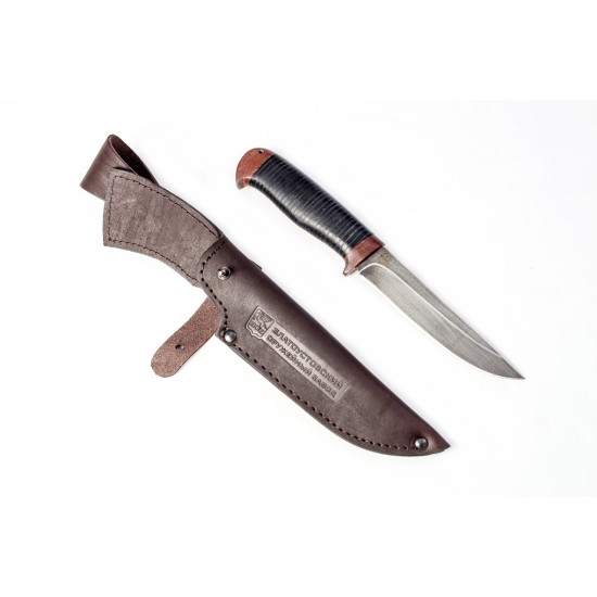 Нож "Турист" (сталь Х12МФ, кожа/текстолит.)